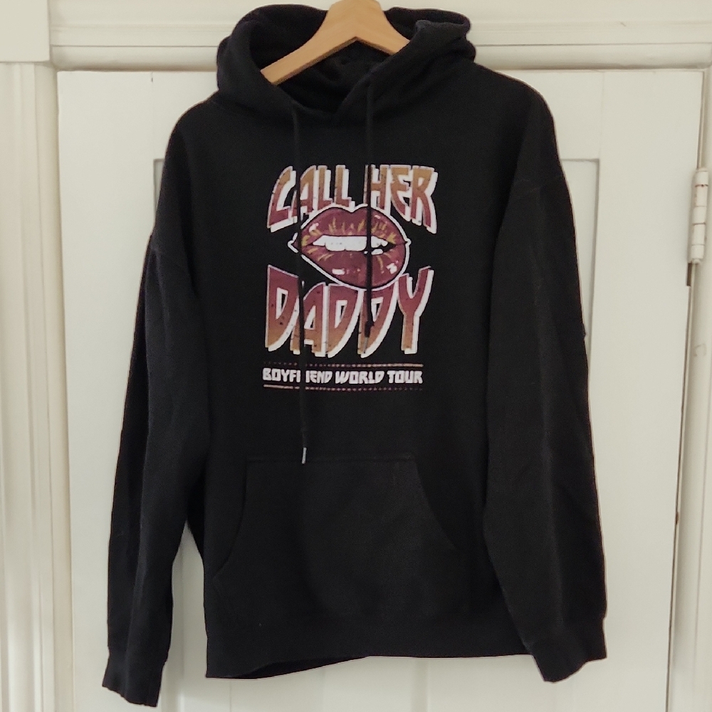 Bespoke Black Graphic Hoodie